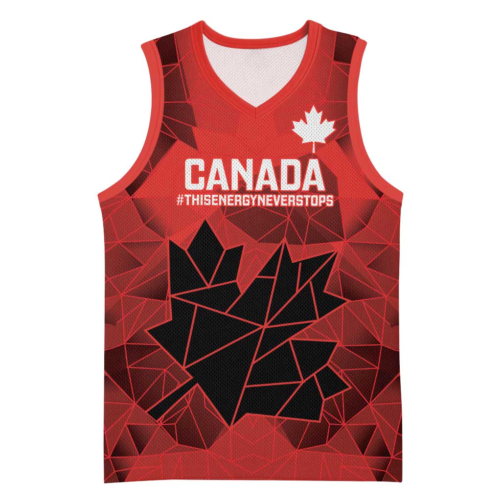 Custom Women Rugby Canada Basketball Jersey Maple Energy Never Stops - Wonder Print Shop
