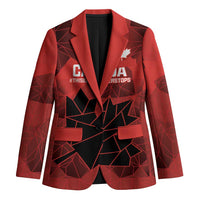 Custom Women Rugby Canada Blazer Maple Energy Never Stops - Wonder Print Shop