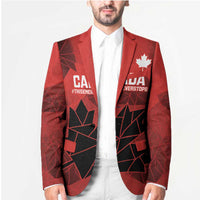 Custom Women Rugby Canada Blazer Maple Energy Never Stops - Wonder Print Shop