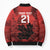 Custom Women Rugby Canada Bomber Puffer Jacket Maple Energy Never Stops - Wonder Print Shop