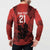 Custom Women Rugby Canada Button Sweatshirt Maple Energy Never Stops - Wonder Print Shop