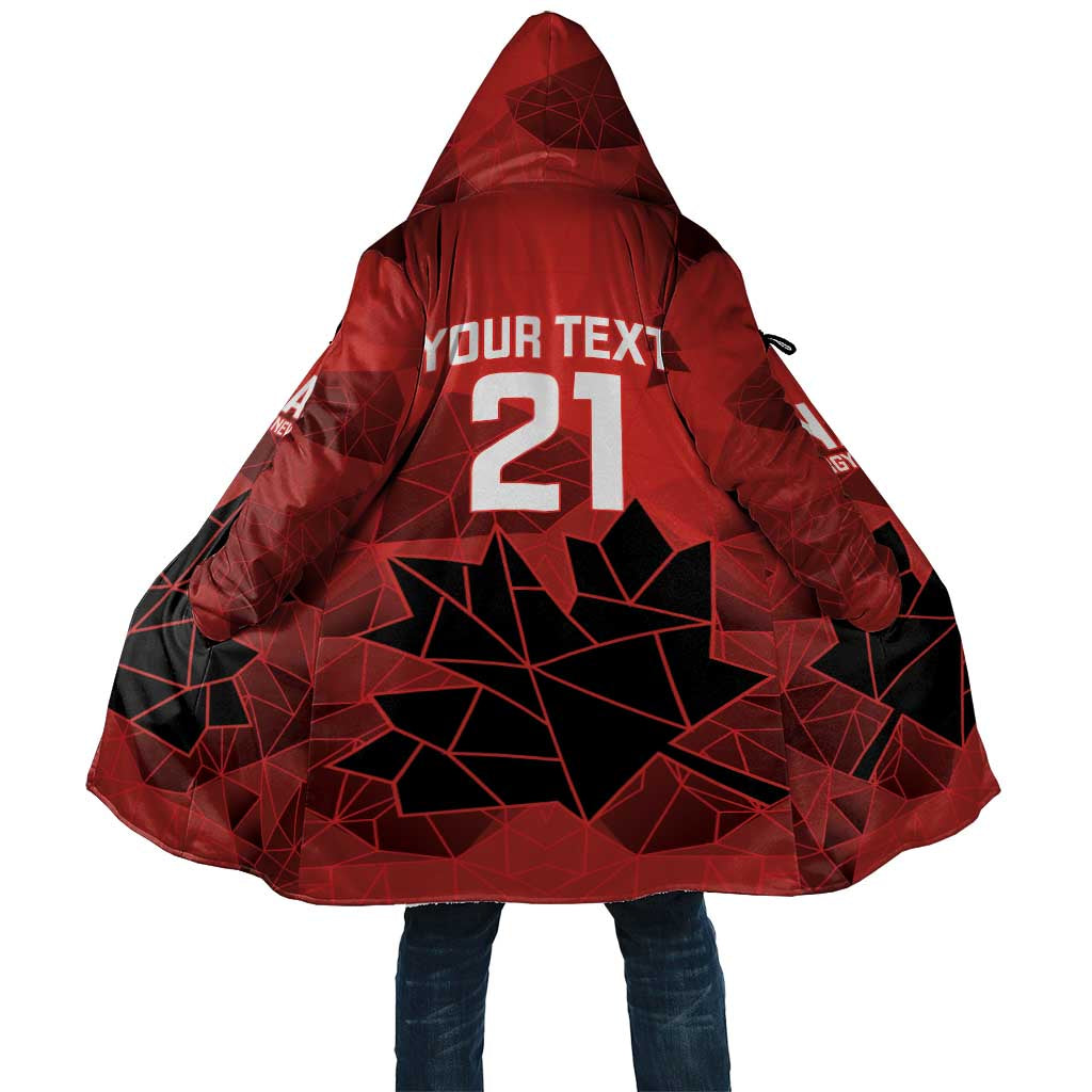 Custom Women Rugby Canada Cloak Maple Energy Never Stops - Wonder Print Shop