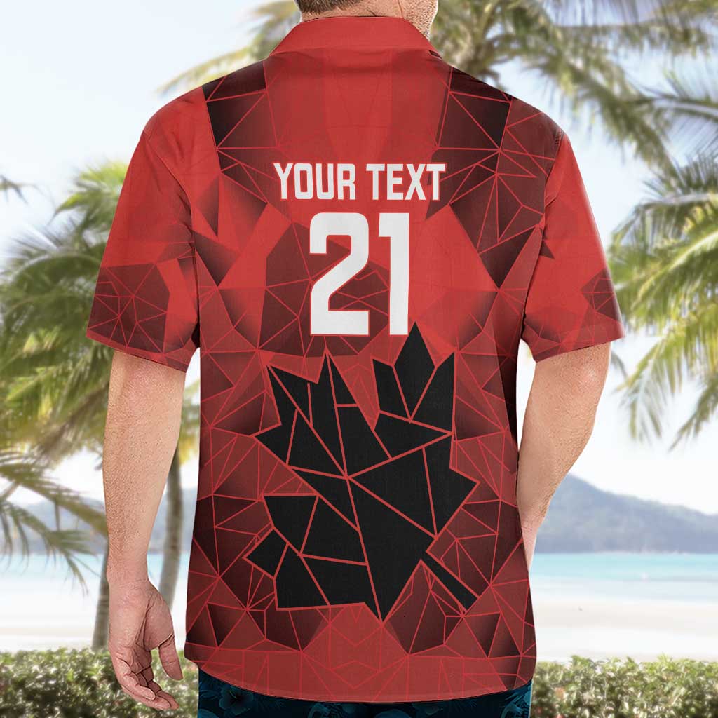 Custom Women Rugby Canada Hawaiian Shirt Maple Energy Never Stops - Wonder Print Shop