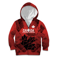 Custom Women Rugby Canada Kid Hoodie Maple Energy Never Stops - Wonder Print Shop