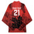 Custom Women Rugby Canada Kimono Maple Energy Never Stops - Wonder Print Shop