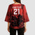 Custom Women Rugby Canada Kimono Sleeve Blouse Maple Energy Never Stops - Wonder Print Shop