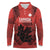 Custom Women Rugby Canada Long Sleeve Polo Shirt Maple Energy Never Stops - Wonder Print Shop