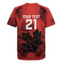 Custom Women Rugby Canada Rugby Jersey Maple Energy Never Stops - Wonder Print Shop