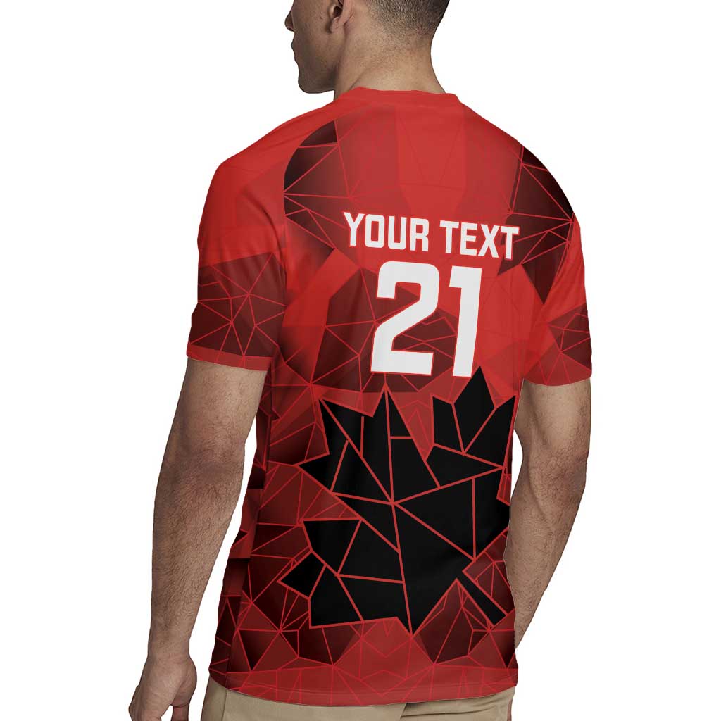Custom Women Rugby Canada Rugby Jersey Maple Energy Never Stops - Wonder Print Shop
