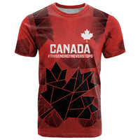 Custom Women Rugby Canada T Shirt Maple Energy Never Stops - Wonder Print Shop