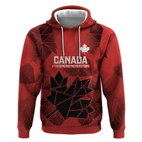 Custom Women Rugby Canada Zip Hoodie Maple Energy Never Stops - Wonder Print Shop