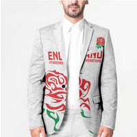 Custom Women Rugby England Blazer Red Roses Energy Never Stops - Wonder Print Shop