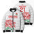 Custom Women Rugby England Bomber Puffer Jacket Red Roses Energy Never Stops - Wonder Print Shop