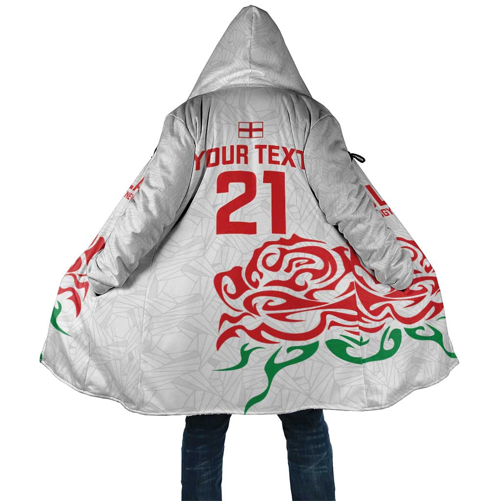 Custom Women Rugby England Cloak Red Roses Energy Never Stops - Wonder Print Shop