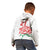 Custom Women Rugby England Kid Hoodie Red Roses Energy Never Stops - Wonder Print Shop