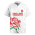 Custom Women Rugby England Rugby Jersey Red Roses Energy Never Stops - Wonder Print Shop