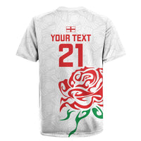 Custom Women Rugby England Rugby Jersey Red Roses Energy Never Stops - Wonder Print Shop