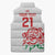 Custom Women Rugby England Sleeveless Puffer Jacket Red Roses Energy Never Stops - Wonder Print Shop