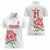 Custom Women Rugby England Women Polo Shirt Red Roses Energy Never Stops - Wonder Print Shop