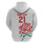 Custom Women Rugby England Zip Hoodie Red Roses Energy Never Stops - Wonder Print Shop
