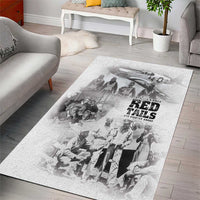 Tuskegee Airmen 332nd Fighter Group Area Rug The First to Fly with Honor - Wonder Print Shop