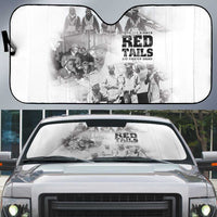 Tuskegee Airmen 332nd Fighter Group Auto Sun Shade The First to Fly with Honor - Wonder Print Shop