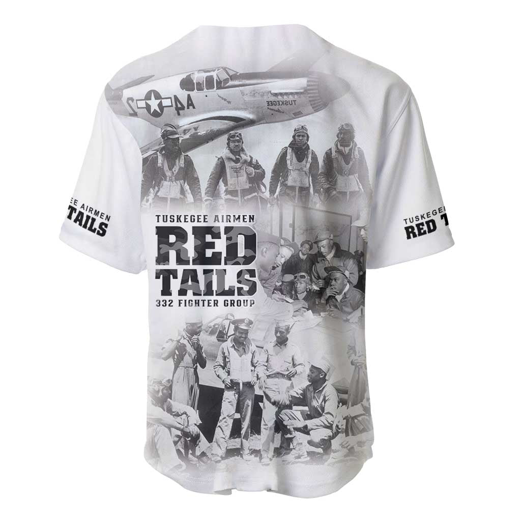 Tuskegee Airmen 332nd Fighter Group Baseball Jersey The First to Fly with Honor - Wonder Print Shop