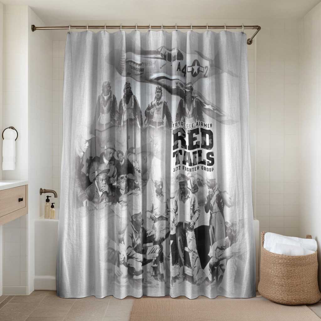 Tuskegee Airmen 332nd Fighter Group Bathroom Set The First to Fly with Honor - Wonder Print Shop