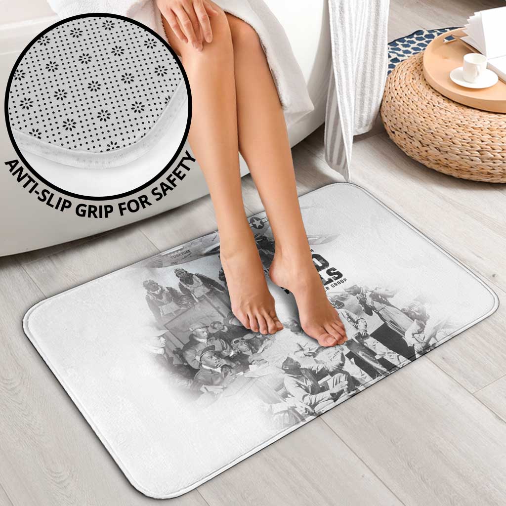 Tuskegee Airmen 332nd Fighter Group Bathroom Set The First to Fly with Honor - Wonder Print Shop