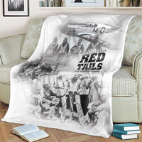 Tuskegee Airmen 332nd Fighter Group Blanket The First to Fly with Honor - Wonder Print Shop