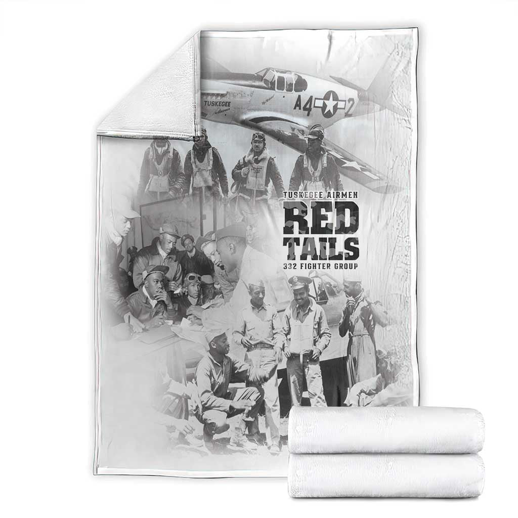 Tuskegee Airmen 332nd Fighter Group Blanket The First to Fly with Honor - Wonder Print Shop