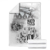 Tuskegee Airmen 332nd Fighter Group Blanket The First to Fly with Honor - Wonder Print Shop