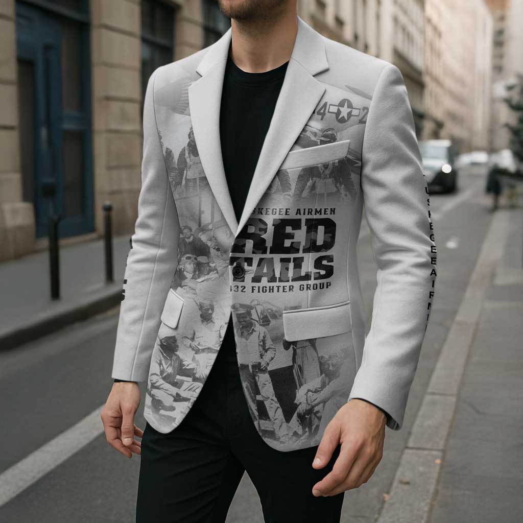 Tuskegee Airmen 332nd Fighter Group Blazer The First to Fly with Honor - Wonder Print Shop