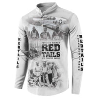 Tuskegee Airmen 332nd Fighter Group Button Sweatshirt The First to Fly with Honor - Wonder Print Shop