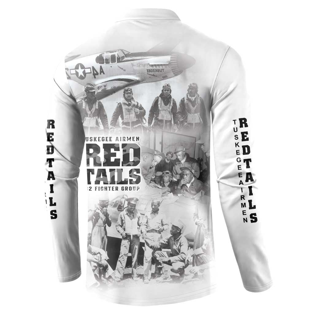 Tuskegee Airmen 332nd Fighter Group Button Sweatshirt The First to Fly with Honor - Wonder Print Shop