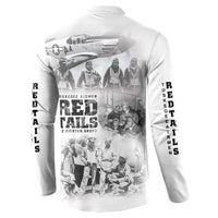 Tuskegee Airmen 332nd Fighter Group Button Sweatshirt The First to Fly with Honor - Wonder Print Shop
