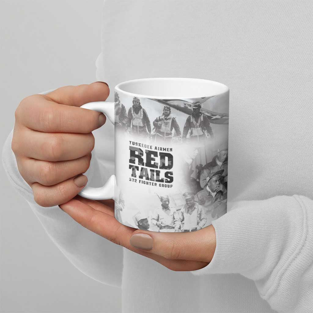 Tuskegee Airmen 332nd Fighter Group Ceramic Mug The First to Fly with Honor - Wonder Print Shop