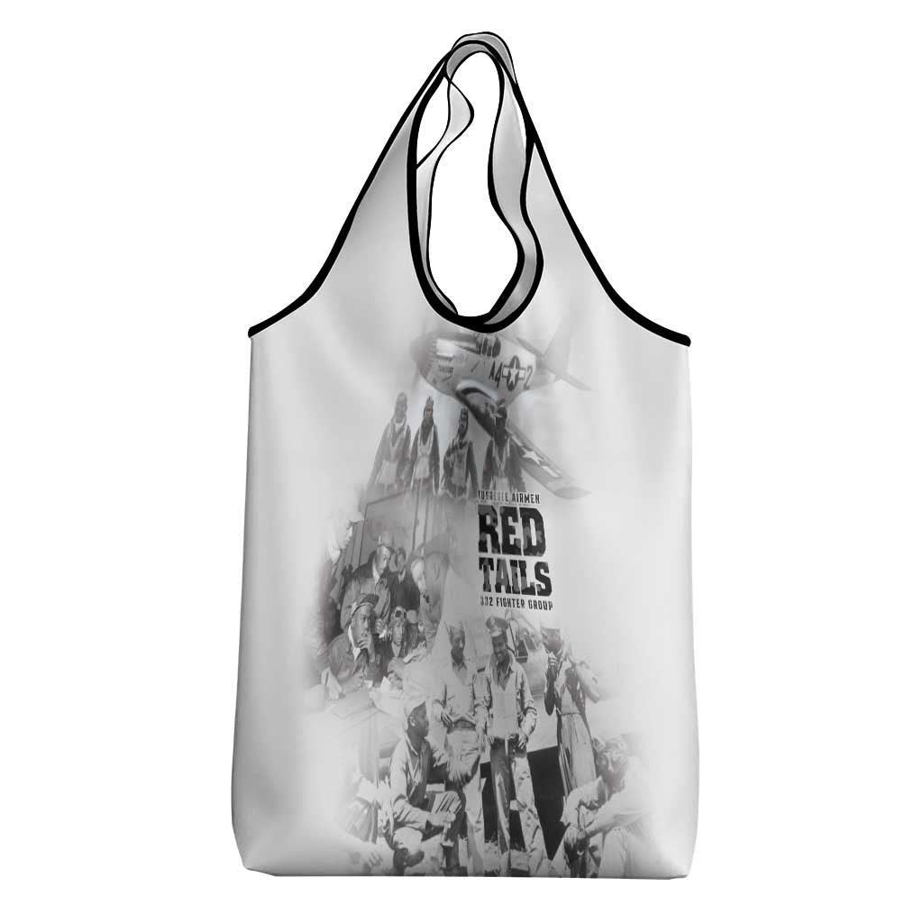 Tuskegee Airmen 332nd Fighter Group Grocery Bag The First to Fly with Honor - Wonder Print Shop