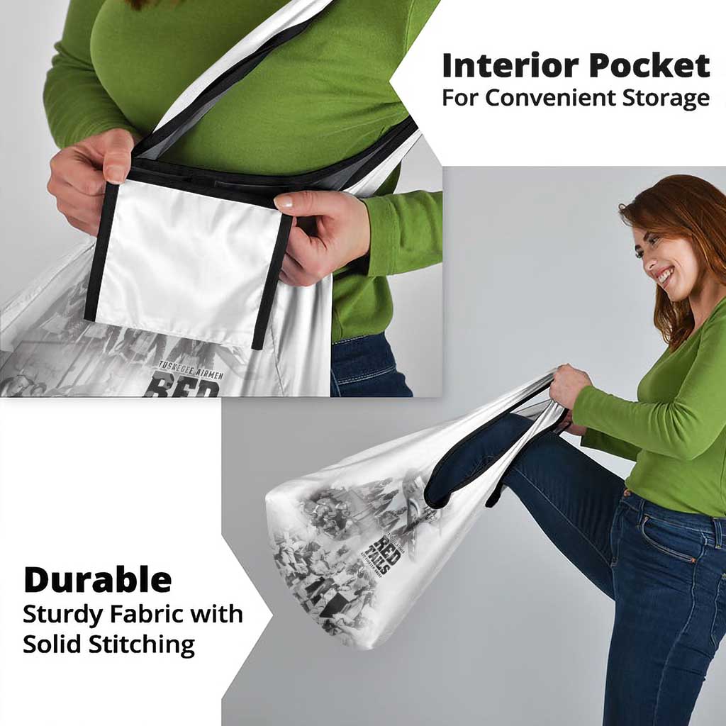 Tuskegee Airmen 332nd Fighter Group Grocery Bag The First to Fly with Honor - Wonder Print Shop