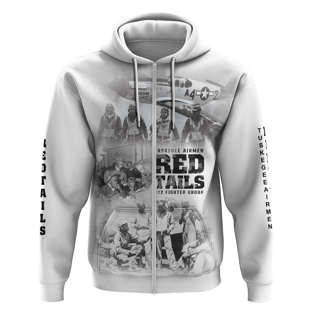Tuskegee Airmen 332nd Fighter Group Hoodie The First to Fly with Honor - Wonder Print Shop