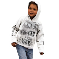 Tuskegee Airmen 332nd Fighter Group Kid Hoodie The First to Fly with Honor - Wonder Print Shop