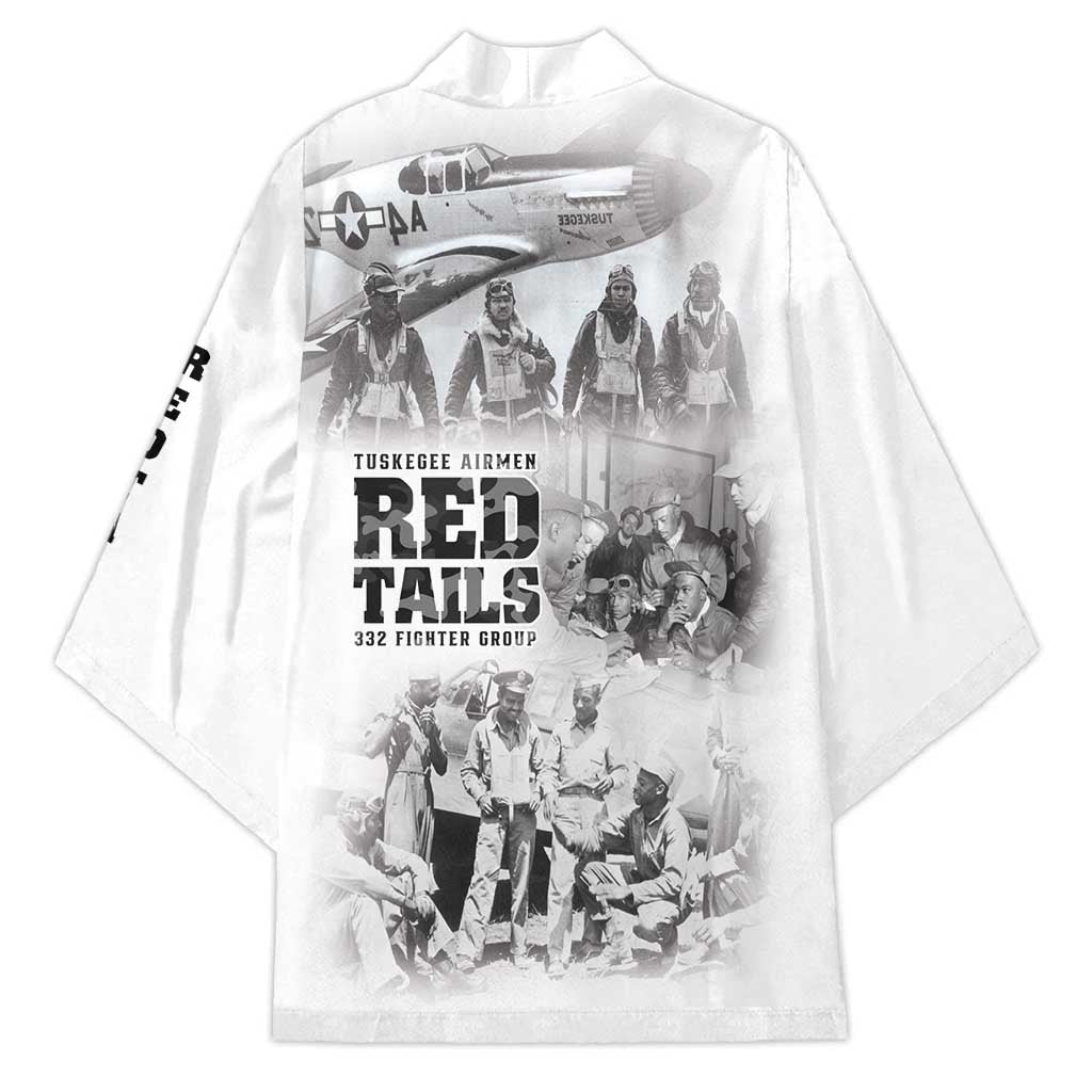 Tuskegee Airmen 332nd Fighter Group Kimono The First to Fly with Honor - Wonder Print Shop