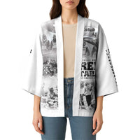 Tuskegee Airmen 332nd Fighter Group Kimono The First to Fly with Honor - Wonder Print Shop