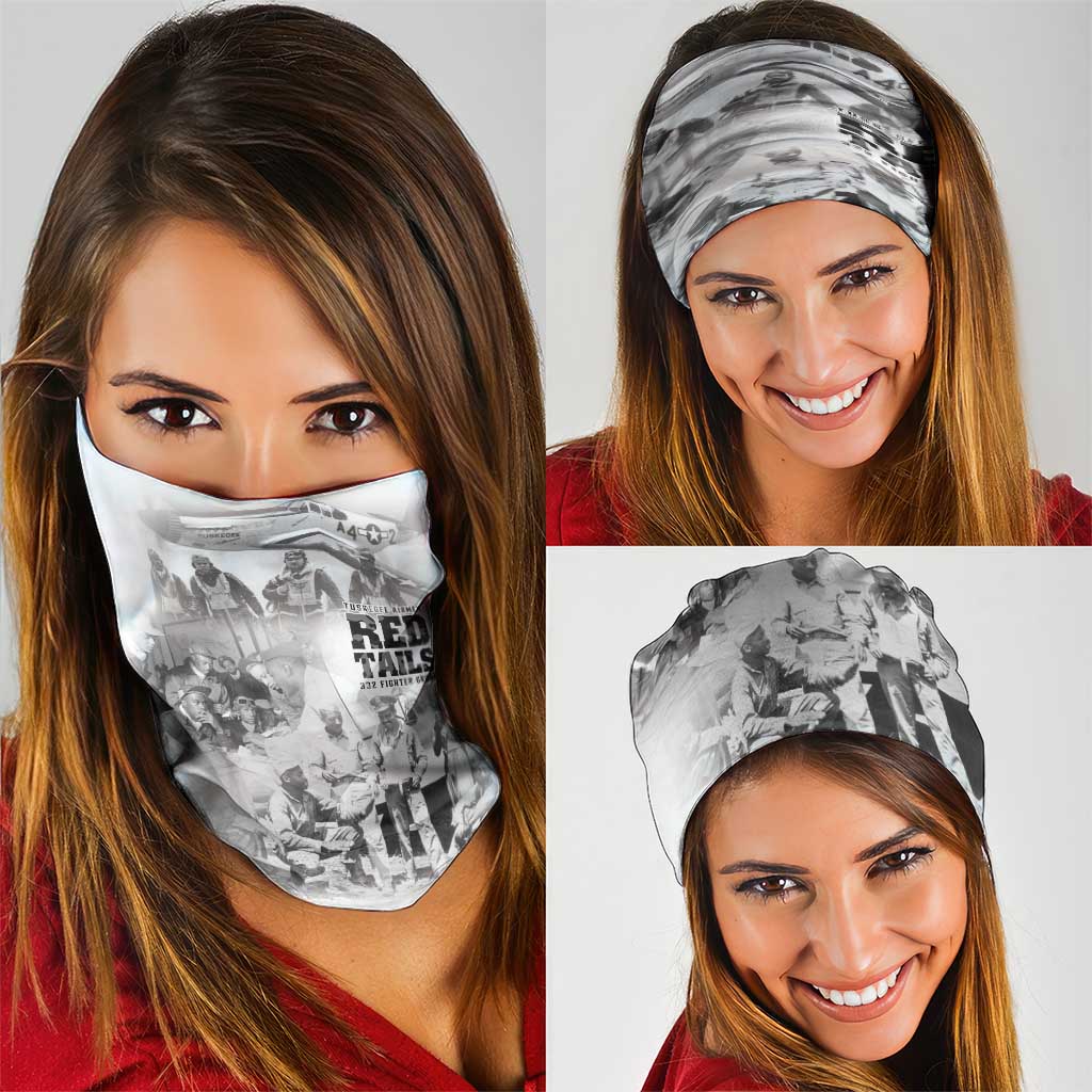 Tuskegee Airmen 332nd Fighter Group Neck Gaiter The First to Fly with Honor - Wonder Print Shop