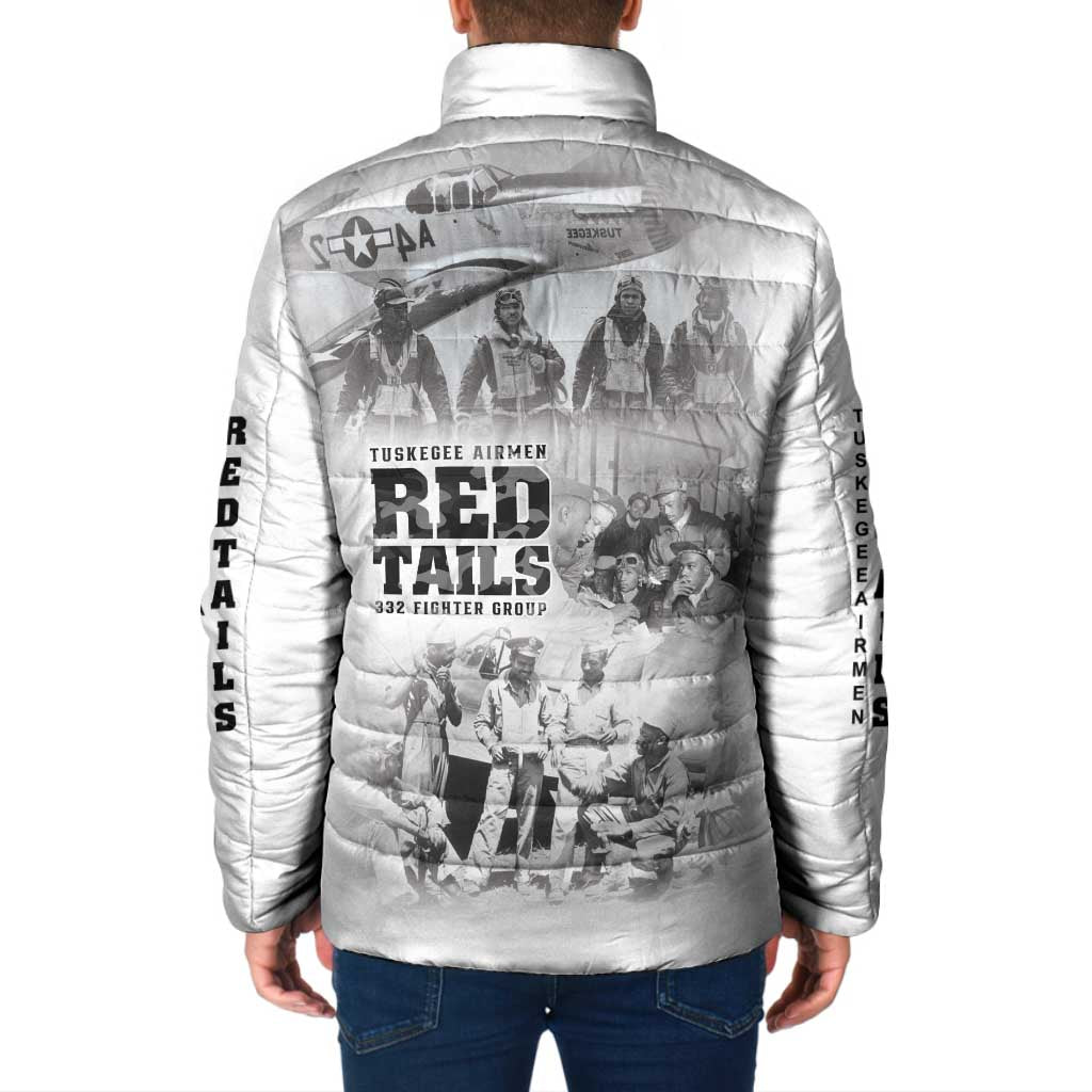 Tuskegee Airmen 332nd Fighter Group Padded Jacket The First to Fly with Honor - Wonder Print Shop