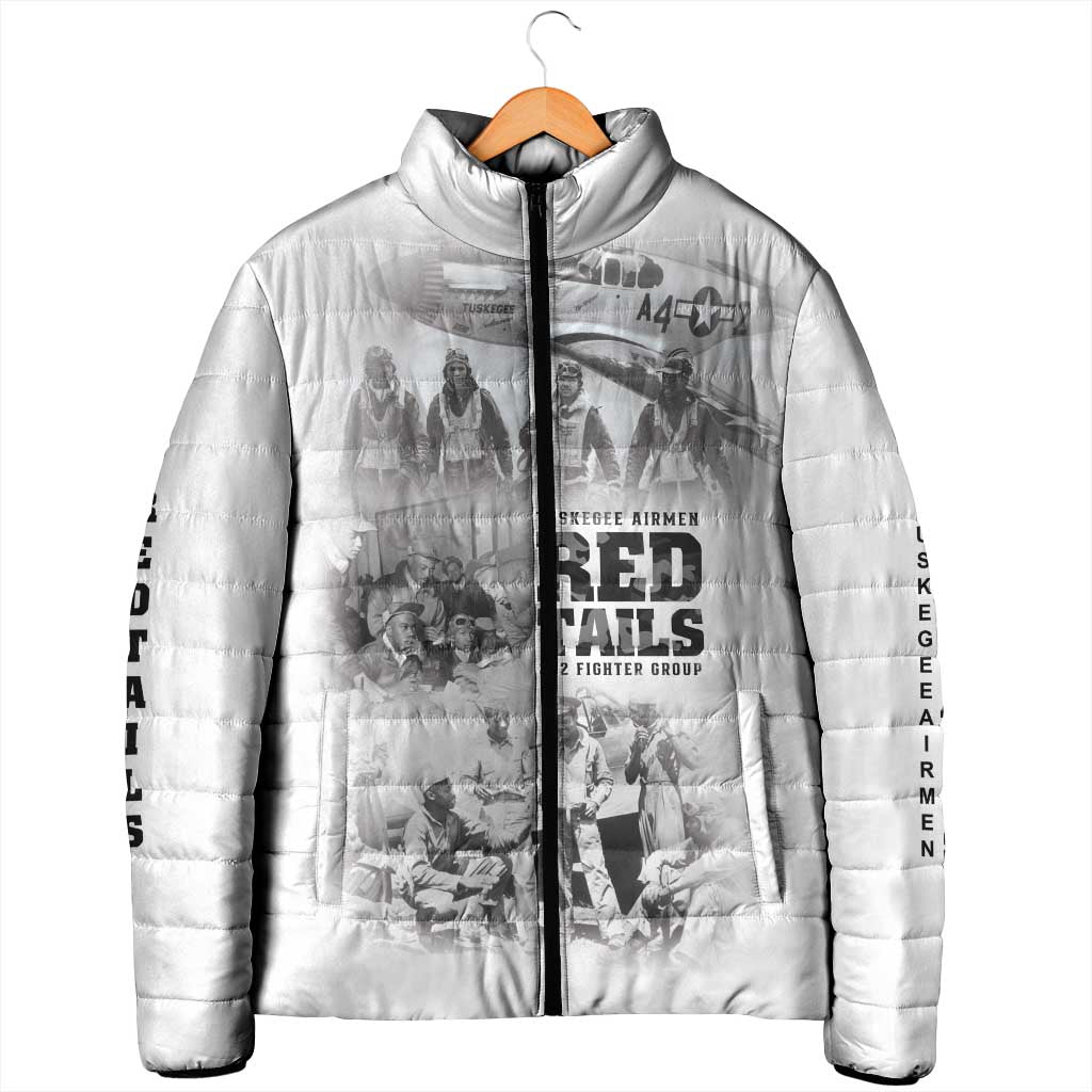 Tuskegee Airmen 332nd Fighter Group Padded Jacket The First to Fly with Honor - Wonder Print Shop