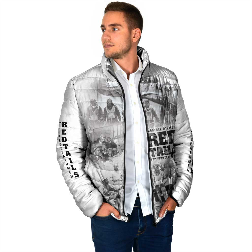 Tuskegee Airmen 332nd Fighter Group Padded Jacket The First to Fly with Honor - Wonder Print Shop