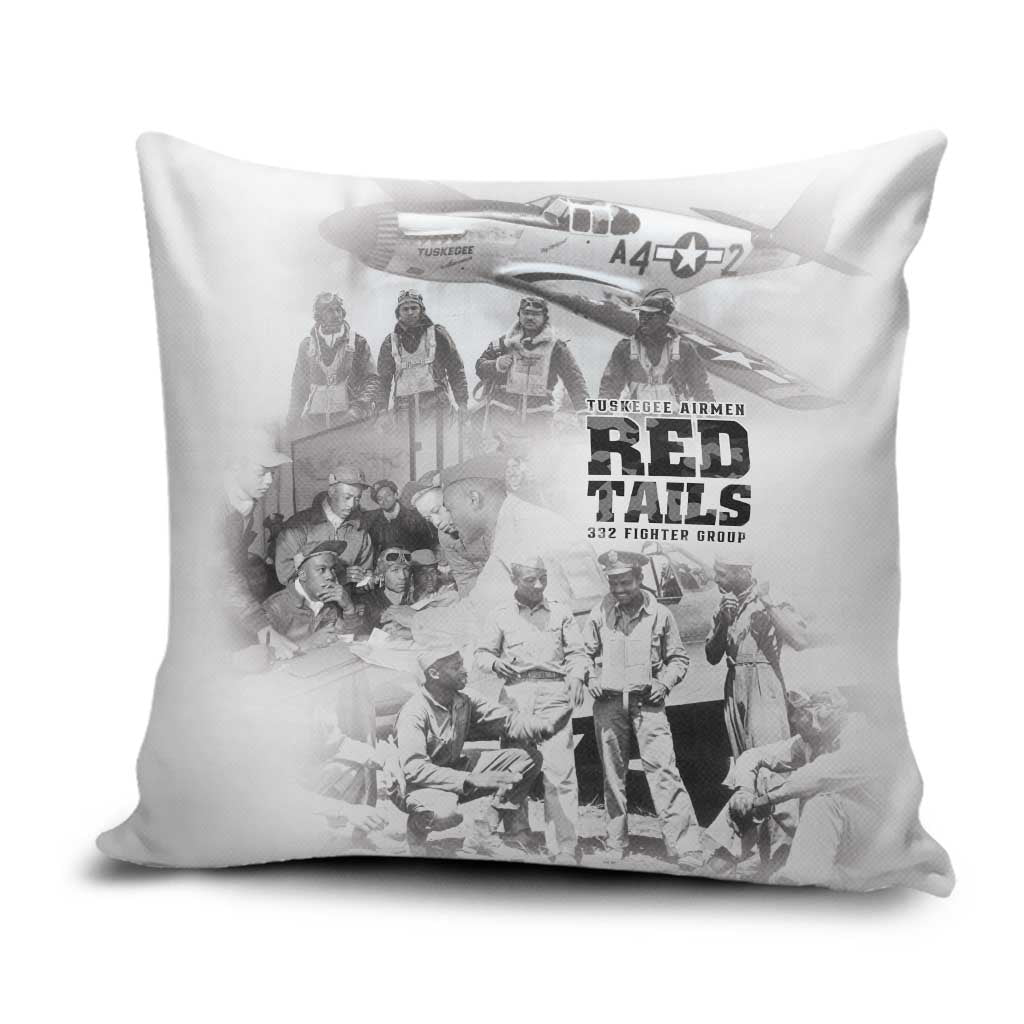 Tuskegee Airmen 332nd Fighter Group Pillow Cover The First to Fly with Honor - Wonder Print Shop