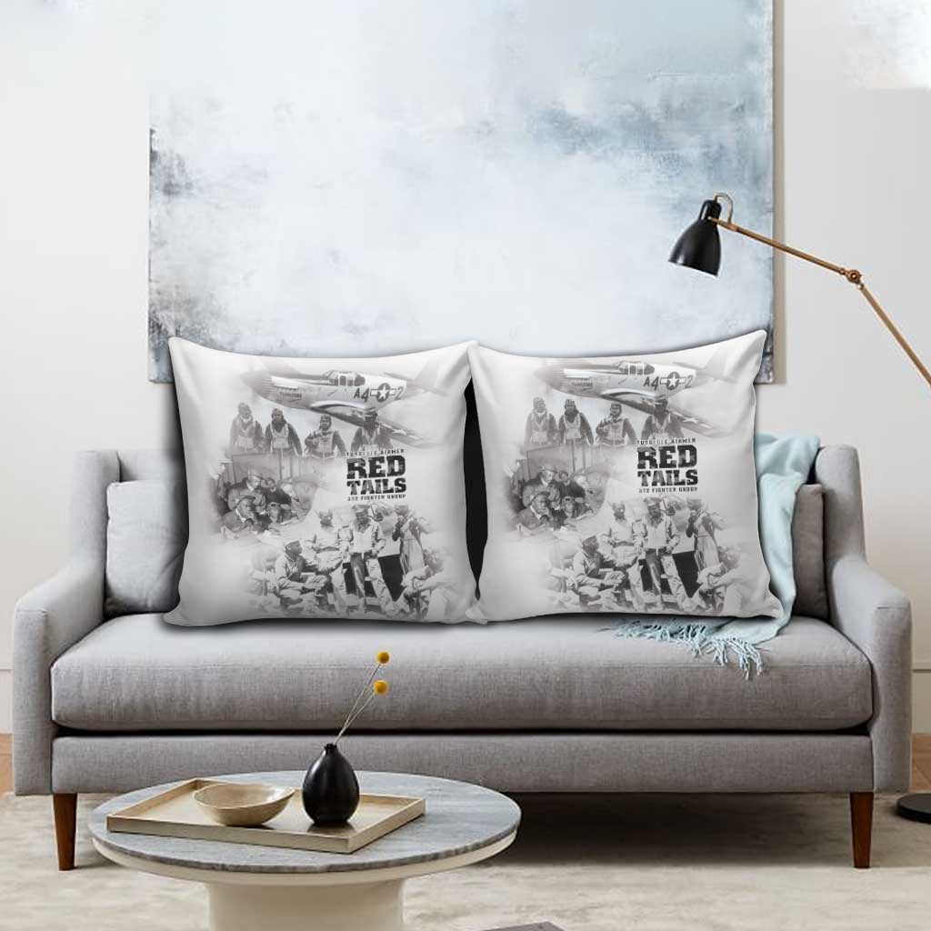 Tuskegee Airmen 332nd Fighter Group Pillow Cover The First to Fly with Honor - Wonder Print Shop