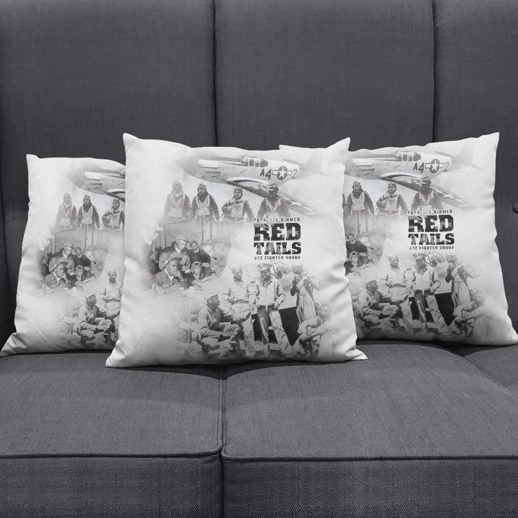 Tuskegee Airmen 332nd Fighter Group Pillow Cover The First to Fly with Honor - Wonder Print Shop